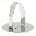 Round Stainless Steel Cake Mousse Mold With Pusher